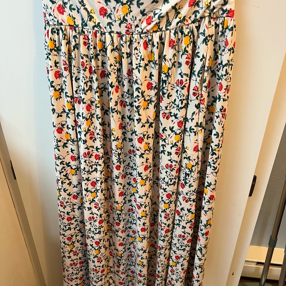 Floral Print Maxi Skirt